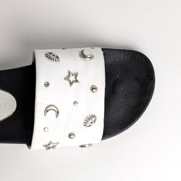 Rebecca Minkoff Leather Slides - Picture 2 of 6